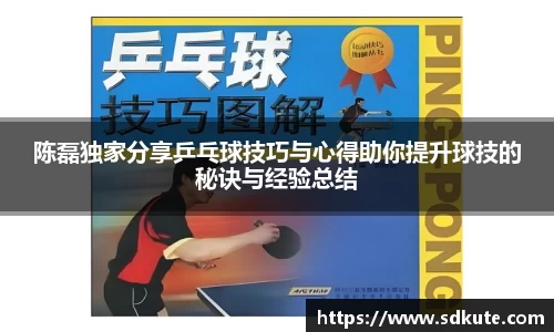陈磊独家分享乒乓球技巧与心得助你提升球技的秘诀与经验总结